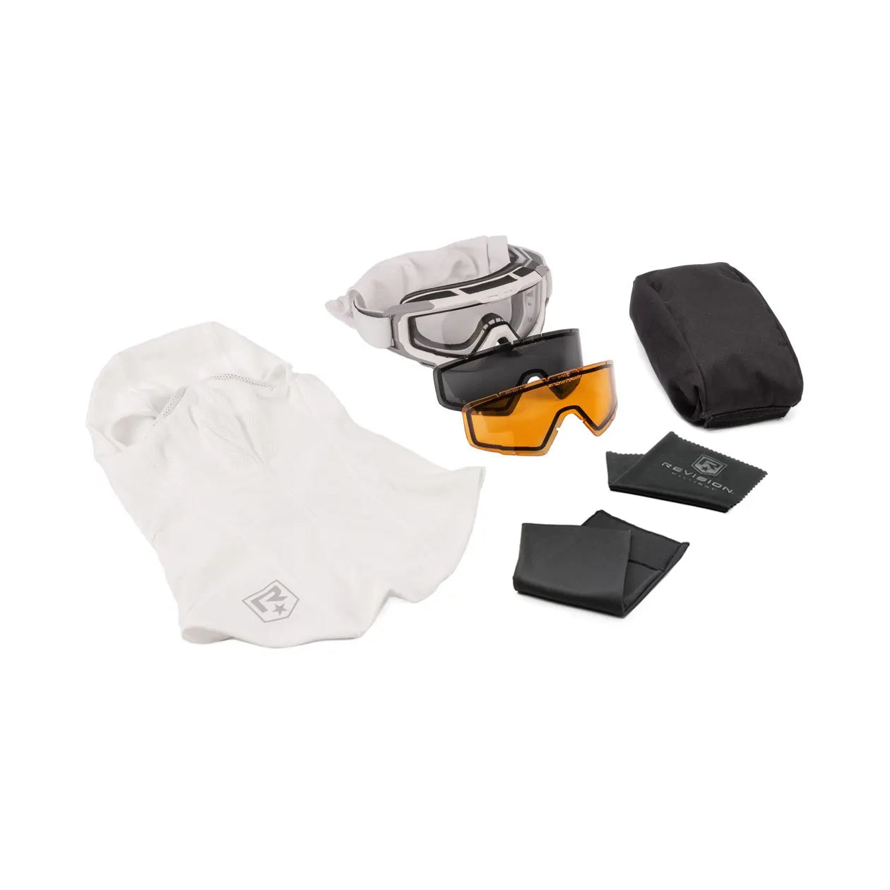 REVISION SNOWHAWK GOGGLE SYSTEM DELUXE VERMILLION KIT