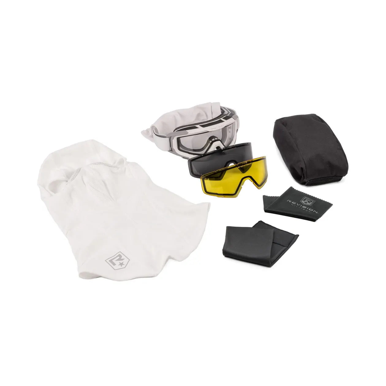 REVISION SNOWHAWK GOGGLE SYSTEM DELUXE YELLOW KIT