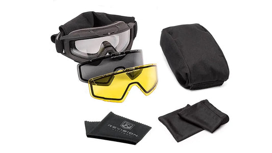 REVISION SNOWHAWK YELLOW DELUXE KIT, GOGGLE ONLY