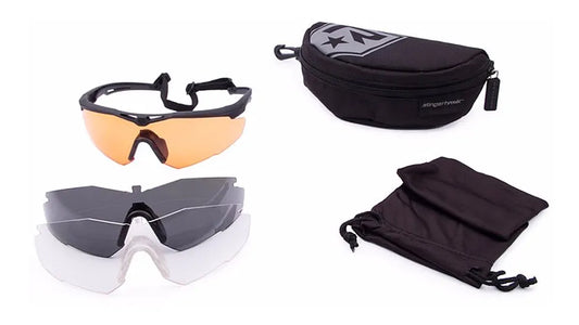 REVISION STINGERHAWK EYEWEAR DELUXE VERMILLION KIT