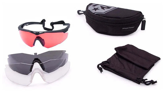 REVISION STINGERHAWK EYEWEAR DELUXE LASER KIT, BERRY COMPLIANT