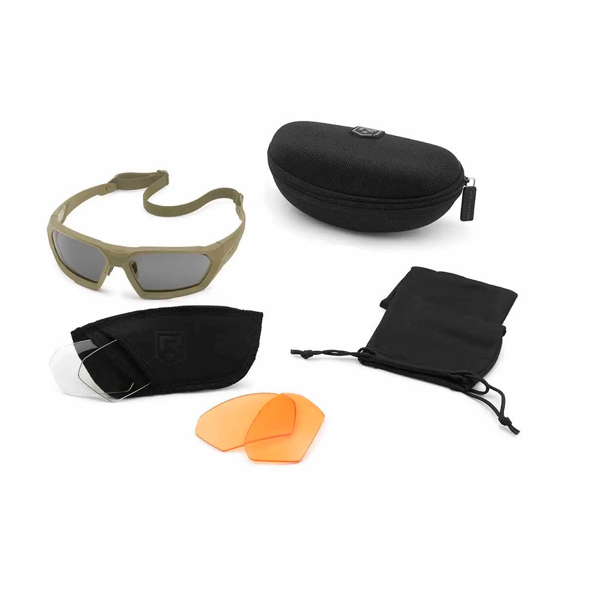 REVISION SHADOWSTRIKE BALLISTIC SUNGLASSES DELUXE VERMILLION KIT