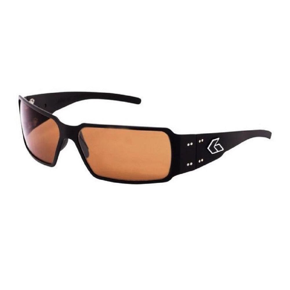 GATORZ BOXSTER BLACK / BROWN POLARIZED MIRROR LENS