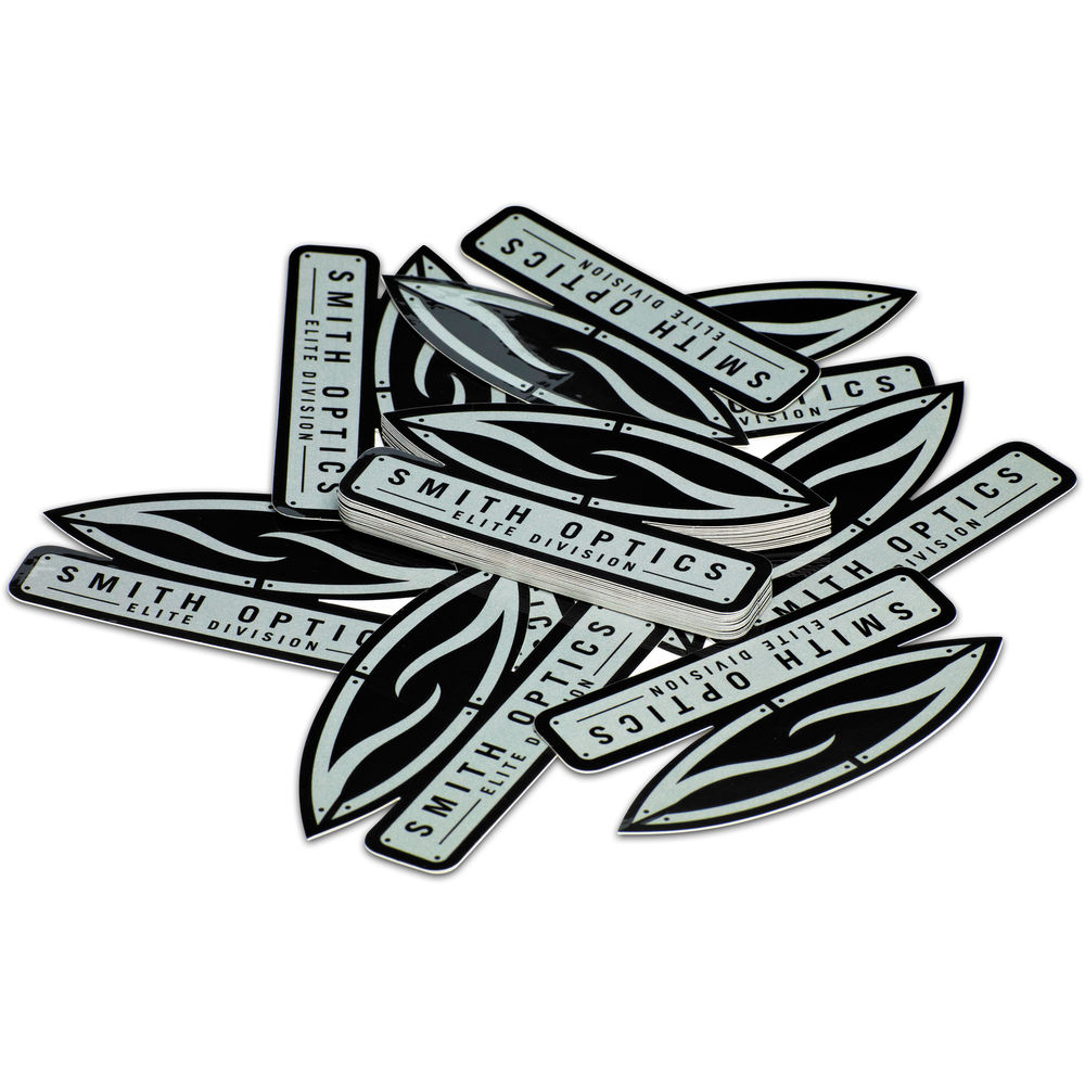 ELITE STICKER, SILVER/BLACK