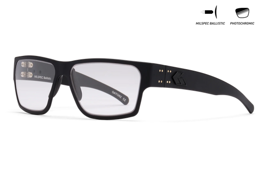 MILSPEC BALLISTIC Z87.1 DELTA - BLACKOUT - PHOTOCHROMIC / ANTI-FOG