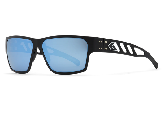 DELTA M4 - BLACKOUT - SMOKE POLARIZED / BLUE MIRROR