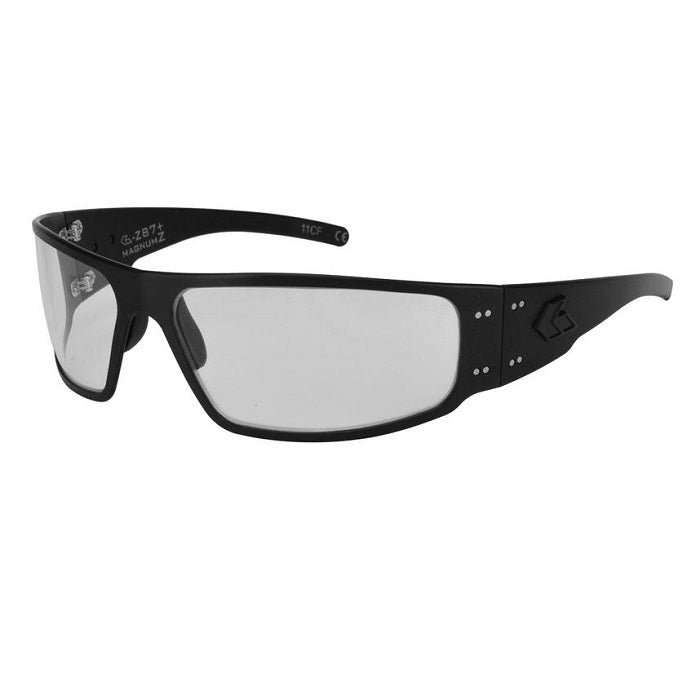 GATORZ MAGNUM ANSI Z87+ BLACK / CLEAR ANTI-FOG SAFETY LENS